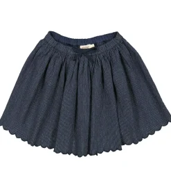 Nederdele|MarMar Nederdel - Sana Scallop - Blå/Hvidstribet