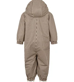 Regntøj|MarMar Regndragt m Fleece - PU - Orion - Brown Stripe