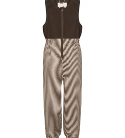 Regntøj|MarMar Regntøj m Fleece - PU - Obo - Brown Stripe