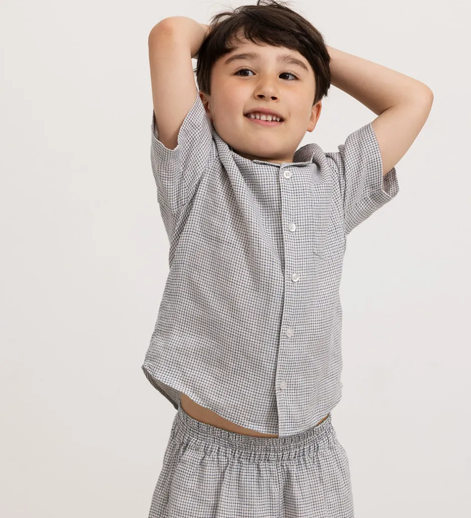 Skjorter|MarMar Skjorte - Hør - Tage - Mini Check