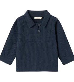 Skjorter|MarMar Skjorte - Tovas - Dark Blue Stripe