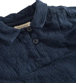 Skjorter|MarMar Skjorte - Tovas - Dark Blue Stripe