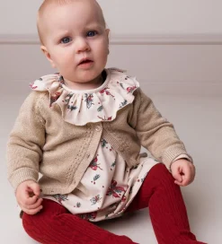 Strømpebukser|MarMar Strømpebukser - Cable - Hibiscus Red