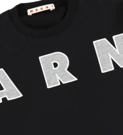 T-Shirts|Marni Bluse - Sort/Cool Grey Melange