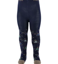 Strømpebukser|Melton Strømpebukser - Uld - Dog Fun - Peacoat Blue