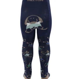Strømpebukser|Melton Strømpebukser - Uld - Dog Fun - Peacoat Blue
