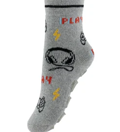 Strømper|Melton Strømper - ABS - Gaming - Lysegråmeleret