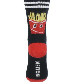 Strømper|Melton Strømper - French Fries - Sort