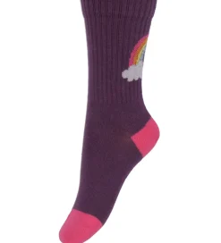 Strømper|Melton Strømper - Rainbow - Hortensia