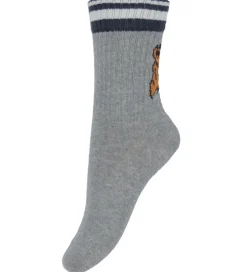 Strømper|Melton Strømper - Tiger - Lysegråmeleret