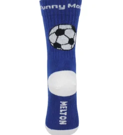 Strømper|Melton Strømper - True Blue m. Fodbold