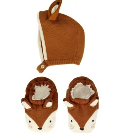 Babyhjelme|Meri Meri Sæt - Futter/Babyhjelm - Ræv