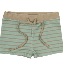 Badetøj|Mikk-Line Badebukser - UV50+ - Green Bay m. Striber