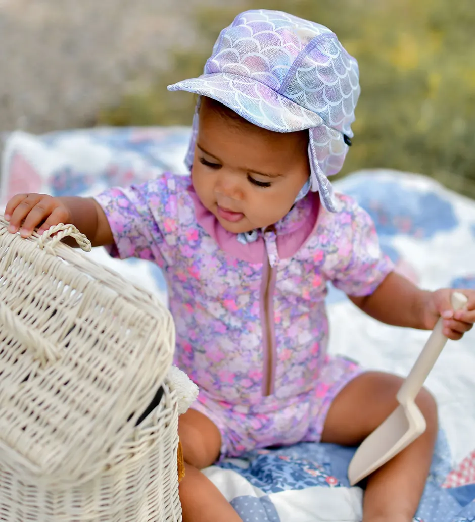 Badetøj|Mikk-Line Badehat - UV50+ - Lavender Aura