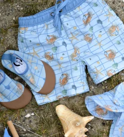 Badetøj|Mikk-Line Badeshorts - Faded Denim