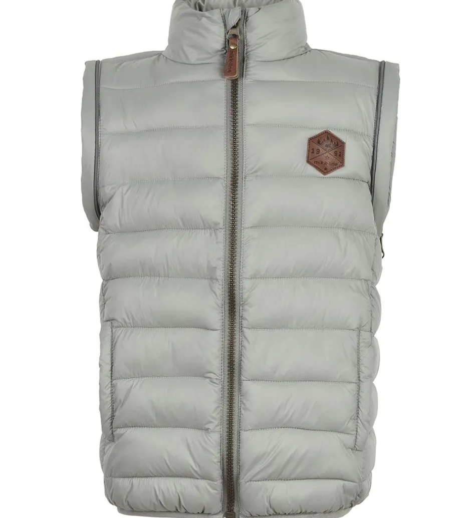 Dunveste Og Dyneveste|Mikk-Line Dynejakke/Vest - 2-i-1 - Neutral Gray