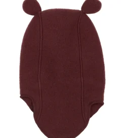 Elefanthuer|Mikk-Line Elefanthue - Uld - 1-lags - Rum Raisin m. Ører