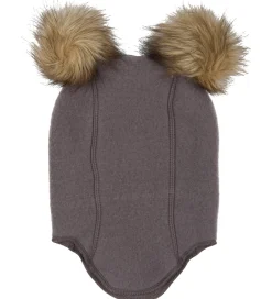 Elefanthuer|Mikk-Line Elefanthue - Uld - 1-lags - Sparrow m. Kvaster