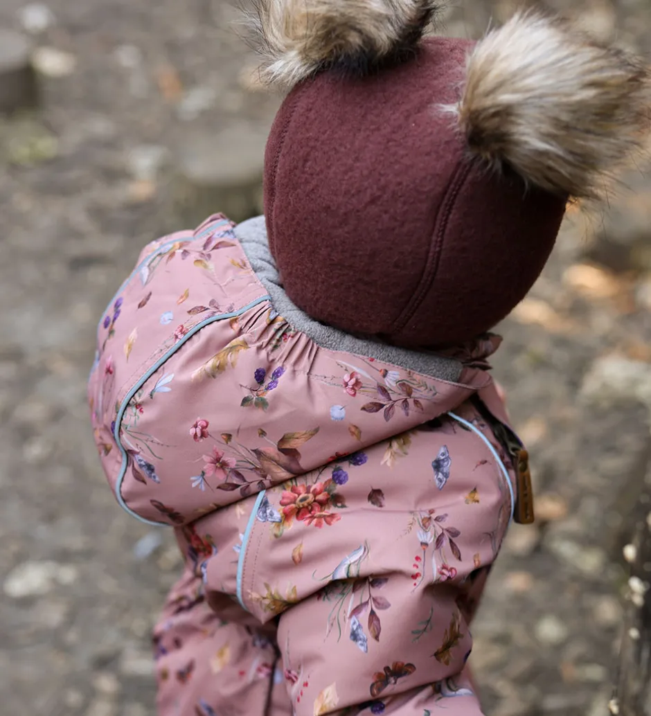 Elefanthuer|Mikk-Line Elefanthue - Uld - 1-lags - Rum Raisin m. Kvaste