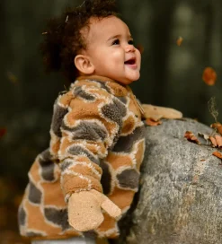 Unisex-Tøj|Fleece|Mikk-Line Fleecejakke - Burlwood m. Camouflage