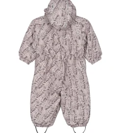 Flyverdragter|Mikk-Line Flyverdragt - AOP Floral - Cloud Gray