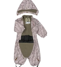 Flyverdragter|Mikk-Line Flyverdragt - AOP Floral - Cloud Gray