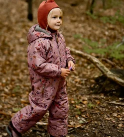 Flyverdragter|Mikk-Line Flyverdragt - Floral - Burlwood m. Print