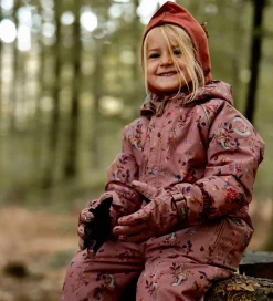 Flyverdragter|Mikk-Line Flyverdragt - Floral - Burlwood m. Print