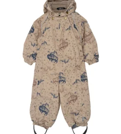 Flyverdragter|Mikk-Line Flyverdragt - Forest - Coriander m. Print