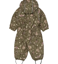 Flyverdragter|Mikk-Line Flyverdragt - Forest - Burnt Olive m. Print