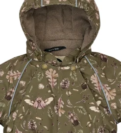 Flyverdragter|Mikk-Line Flyverdragt - Forest - Burnt Olive m. Print