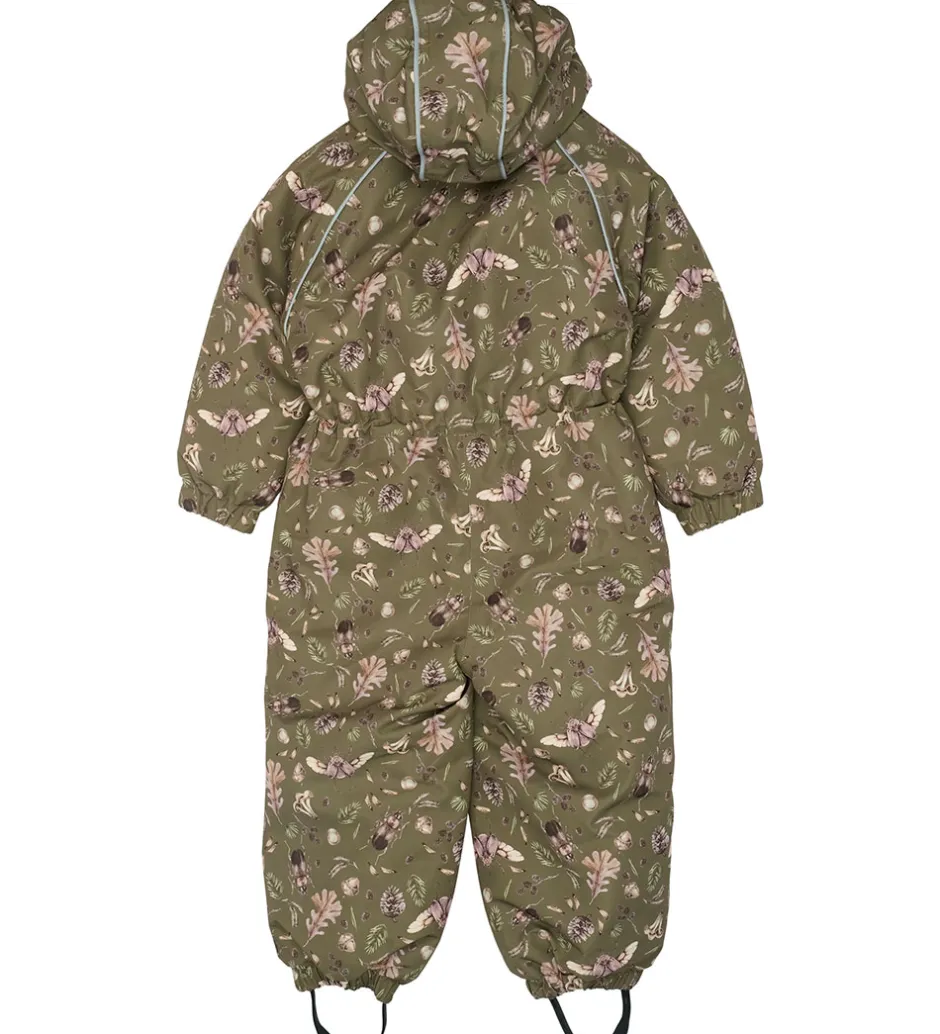 Flyverdragter|Mikk-Line Flyverdragt - Forrest - Burnt Olive m. Print