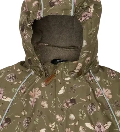 Flyverdragter|Mikk-Line Flyverdragt - Forrest - Burnt Olive m. Print