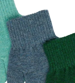 Handsker Og Luffer|Mikk-Line Handsker - Uld/Polyamid - 3-pak - Darkest Sprouse-Fad