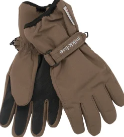 Handsker Og Luffer|Mikk-Line Handsker m. Fleece - Chocolate Chip