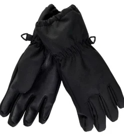 Softshell|Mikk-Line Handsker m. Fleece - Softshell - Sort