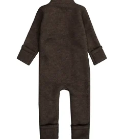 Køredragter|Mikk-Line Køredragt - Uld - Dark Brown Melange
