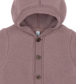 Uld|Køredragter|Mikk-Line Køredragt m. Hætte - Uld - Twilight Mauve