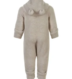 Køredragter|Mikk-Line Køredragt m. Hætte - Uld - Melange Offwhite