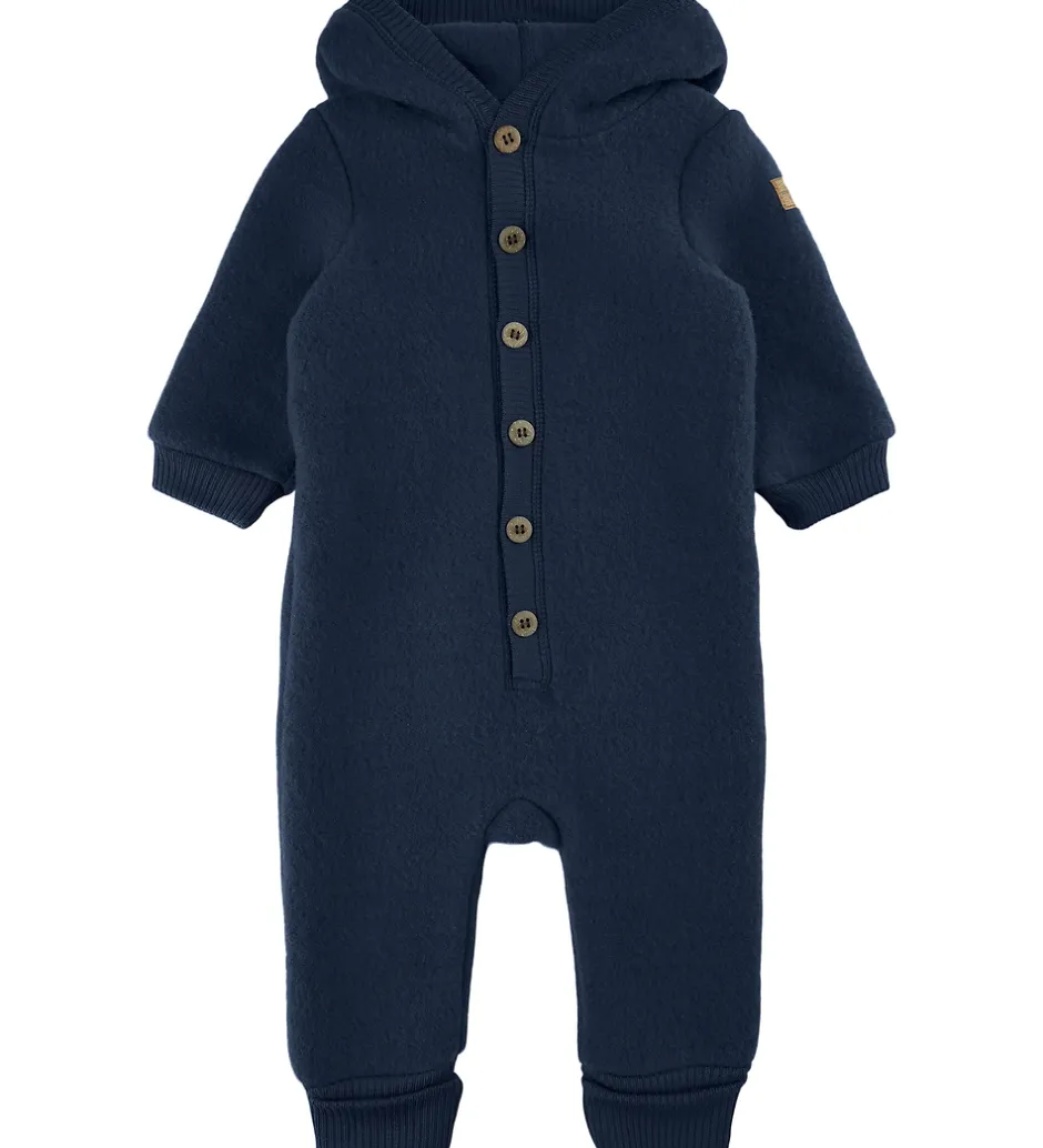 Køredragter|Mikk-Line Køredragt m. Hætte - Uld - Blue Nights