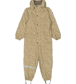 Regntøj|Mikk-Line Regndragt m. Fleece - Cornstalk m. Blade