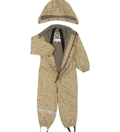 Regntøj|Mikk-Line Regndragt m. Fleece - Cornstalk m. Blade