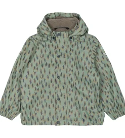 Regntøj|Mikk-Line Regntøj m. Fleece - PU - Iceberg Green