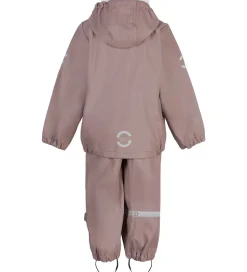 Regntøj|Mikk-Line Regntøj m. Seler - PU - Recycled - Adobe Rose