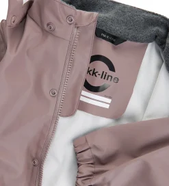 Regntøj|Mikk-Line Regntøj m. Seler - PU - Recycled - Adobe Rose