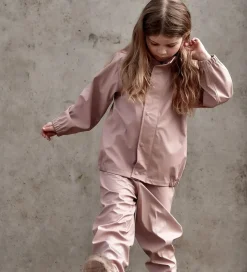 Regntøj|Mikk-Line Regntøj m. Seler - PU - Recycled - Adobe Rose
