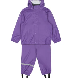 Regntøj|Mikk-Line Regntøj m. Seler - PU - Deep Lavender