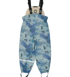 Regntøj|Mikk-Line Regntøj m. Seler/For - Blue Nights m. Bjerge