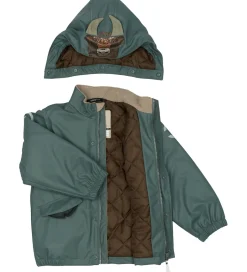 Regntøj|Mikk-Line Regntøj m. Termo/Seler - PU - Balsam Green m. Tyr