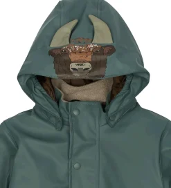 Regntøj|Mikk-Line Regntøj m. Termo/Seler - PU - Balsam Green m. Tyr